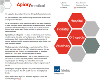 Tablet Screenshot of apiarymedical.com